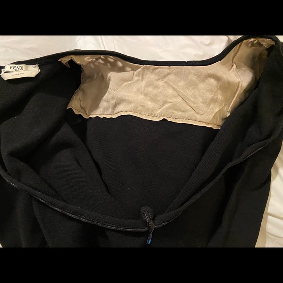 FENDI WOOL MID-LENGTH DRESS - Picture 12 of 15